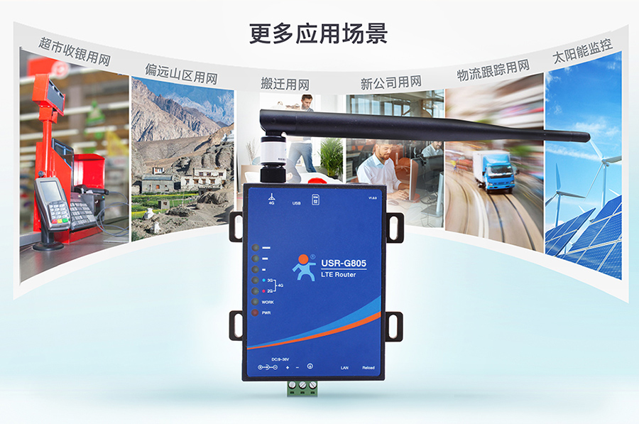 工业路由器图片G805：更多应用场景
